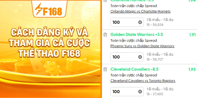 Cách Đăng Ký Và Tham Gia Cá Cược Thể Thao F168
