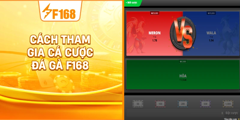 Cách Tham Gia Cá Cược Đá Gà F168